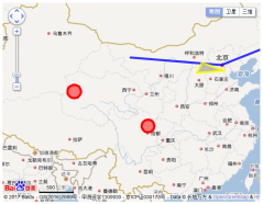 Different types of map objects - lines, polylines, circles, polygons