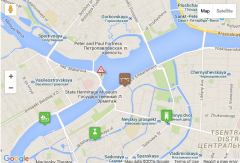 Markers on map